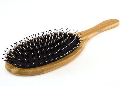 Chine Brosse en bambou de cheveux sains unisexes pour cheveux bouclés/droits, couleur naturelle à vendre