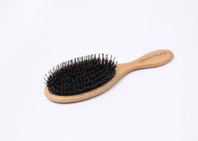 China Professional Natural Bristle Hair Brush , Eco Friendly Flat Hair Brush for sale