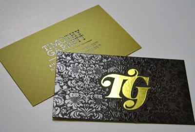 China Foil Business card/ Customized business card/Plastic business card for sale