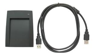 China LF+HF Dual Frequency RFID Desktop Reader for sale