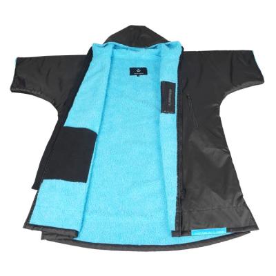 China Waterproof Surf Poncho Changing Dry Simple Color Beach Fleece Robe for sale