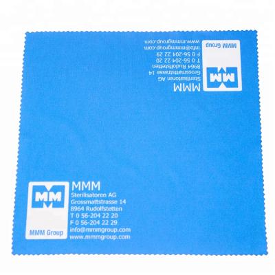 China Sustainable Custom Printed Microfiber Cleaning Cloth For Glass Eyewear Microfiber Cleaning Cloth for sale