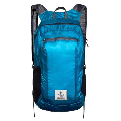 China Packable Waterproof Durable Backpack Water Resistant Ultra Light Travel Hiking Foldable Outdoor Daypack 16L for sale