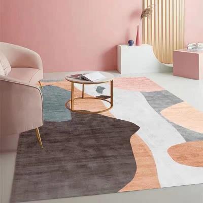 China Nordic Northern Europe Modern Flooring Custom Design Printed Luxury Living Room Rug Carpet for sale