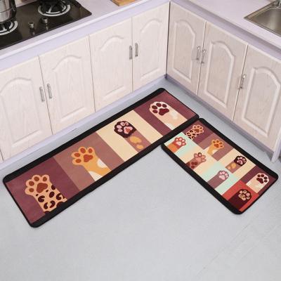 China Washable Made In China Cheap Carpet Factory Price Carpet Kitchen Floor Mats With Anti-Slip And Oil-proof for sale