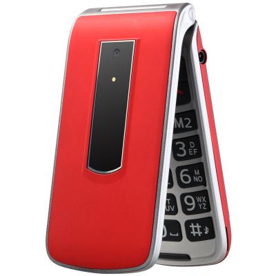 China 2G Newcomers D310 2.4 Inch Screen Flip Keypad GSM Folding Mobile Phone for sale