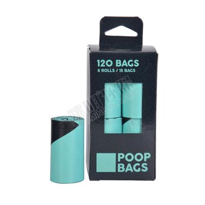 China Sustainable Wholesale Xiamen Eco Friendly Biobased Pet Scent Large Carbon Content Bags Dog Poop Bag for sale