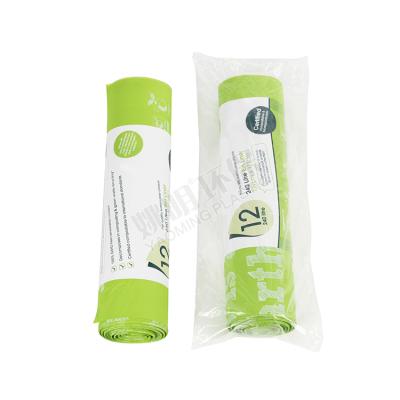 China BIODEGRADABLE 100% eco-friendly plastic flat bag with logo for sale