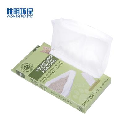 China Viable Degradable Disposable Garbage Tray Tip Cat Liner Extra Large for sale