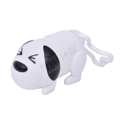 China Eco Friendly Custom Stocked Logo Dog Shape Waste Poop Bag Dispenser for sale