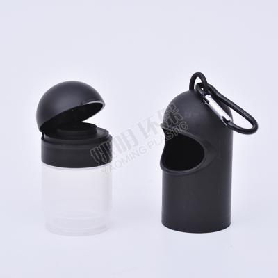 China New Design Pet Stocked Dog Poop Bag Holder Dispenser Waste Black for sale