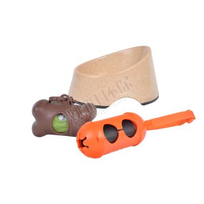 China Viable Custom Professional Certification Dog Logo Shape Biodegradable Poop Bag Dispenser for sale