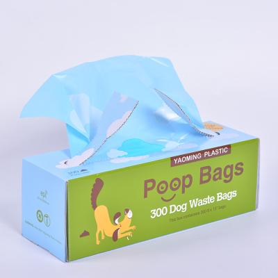 China Sustainable Wholesale Good Quality Plastic Dog Poop Bags With Pouch for sale