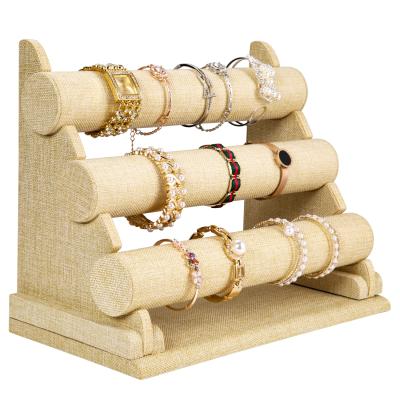 China Morden Popular With Competitive Price Bangle Holders Bracelets Stand T-Bar Jewelry Display for sale