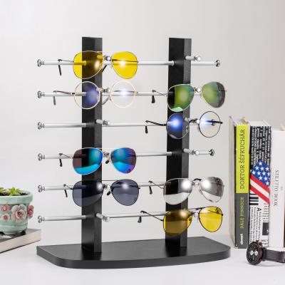 China PU Leather Different Design With Good Price Cardboard Rotating Holder Glasses Display Racks Display Stand For Sunglasses Customized OEM / ODM for sale