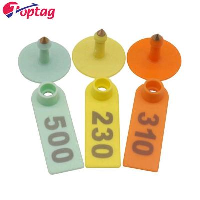 China Farms Cultivate Using TPU Livestock 13.56mhz 134.2khz RFID Animal Ear Tag For Management for sale