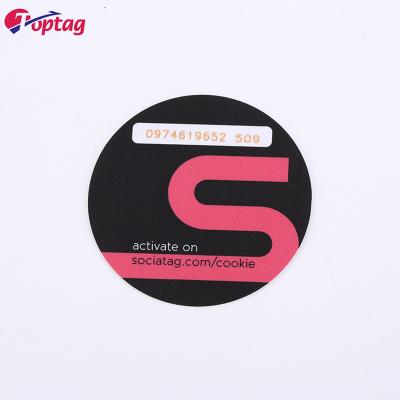 China Waterproof / Impermeable Custom Design Printable Paper UHF RFID 13.56Mhz PET Tag NFC Wet / Dry Sticker for sale