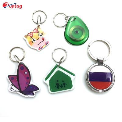 China Waterproof / Waterproof High Quality Cheap Epoxy NFC Tag OEM RFID Toptag Key Card for sale