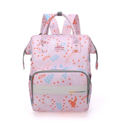 China Women Lightweight Diaper Nappy Mummy Bag 2022 Designer Shoulder Strap Diaper Bag Waterproof Adjustable Baby Backpack For Ladies for sale