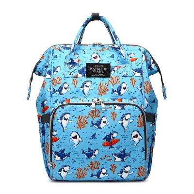 China Waterproof Multifunctional Portable Mom Backpack Bag Baby Diaper Bag for sale