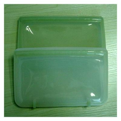 China Amazon BPA Grade Silicone Food Storage Bag Antibacterial Hot Reusable Zipper Lock Leakproof Fresh Sealed Containers for sale