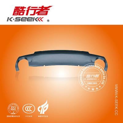 China Rear For Scirocco R Style Glossy Black PP Material Rear Diffuser for sale