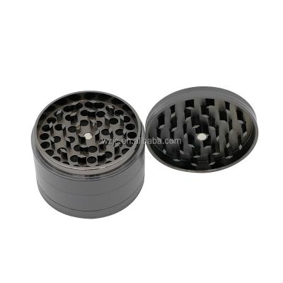 China JC8246 Zinc Alloy CLEAR 4 PCS 63mm STANDARD Zinc Alloy Painted Accessories Outdoor Herb Grinder Aluminum Herb Grinder for sale