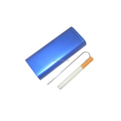 China Custom Aircraft Aluminum 6063 JC8045 Logo One Hitter Dugout Aluminum Cigarette Holder Dugout System for sale