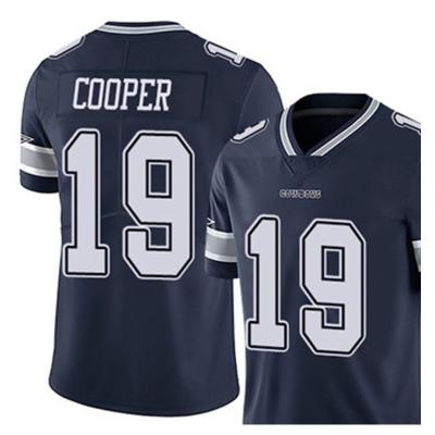 China Amari Cooper Factory Sale Men's American Football Quilted Jersey Antibacterial for sale