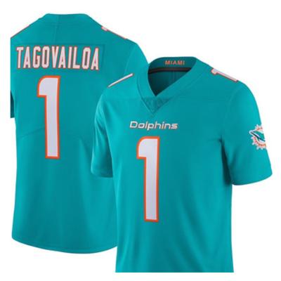 China Tua Tagovailoa Antibacterial Mens Best Quality American Football Quilted Jersey for sale