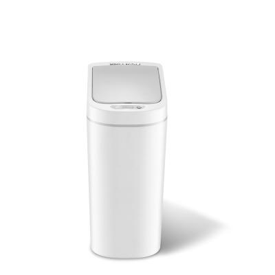 China 7L Plastic Energy Saving Mini Waste Bin Sensor Viable Waste Bin With Leakproof Base for sale