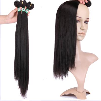 China Fashion New fashion straight three piece suit cheap wholesale synthetic wigs synthetic hair for sale