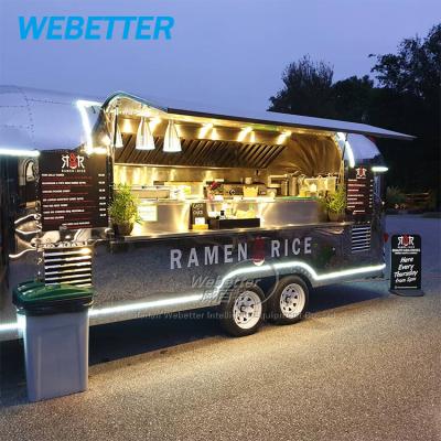 China WEBETTER bakery customized food kiosk mobile trailer fast food supply truck for sale for sale