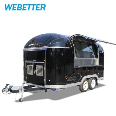 China Cooking Oil Plant WEBETTER 4 Meters Mobile Food Carts Food Trucks Pizza Food Trailer for sale