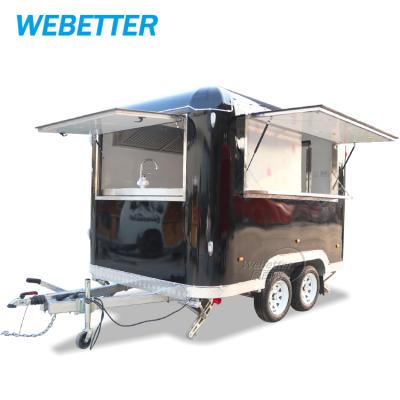 China WEBETTER bakery chicken food caravan food truck trailer used food trucks cart for sale