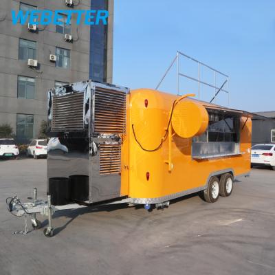 China Promotional mobile fast food trucks vegetable processing factory WEBETTER mobile street food car for sale for sale