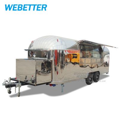 China WEBETTER stainless steel commercial food supply electric food trailer truck for sale Europe for sale