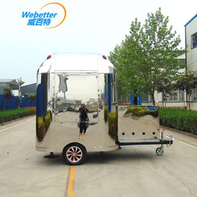 China food & multifunctional outdoor drink food cart for selling ice cream & hot dog & popcorn & bubble tea & pancake & candy for sale