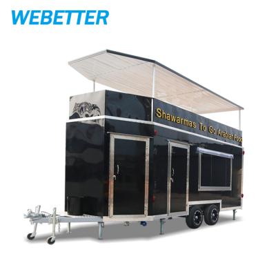 China Vegetable processing factory new style food vans double floor ice cream bus customized food trailer for sale for sale