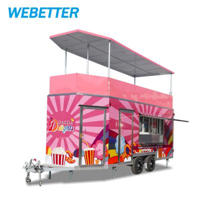 China Vegetable Processing Plant WEBETTER EU Standard Food Bakery Truck, Sourcing Kebab Van Trailer for sale