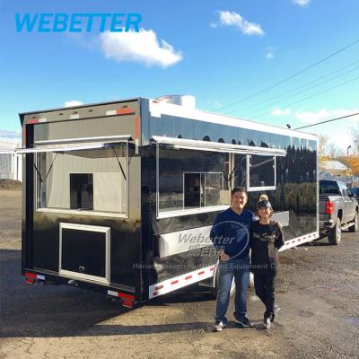 China Outdoor Commercial Catering Mobile Restaurant Food Truck Trailer For Sale for sale