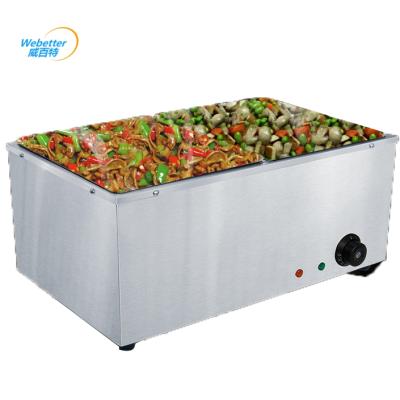 China Commercial Kitchen Equipment Electric Bain Marie Easily Cleaned Stainless Steel for sale