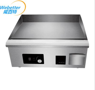 China Fast Electric Heating Commercial Electric Griddle Equipment Worktop Stainless Griddle for sale