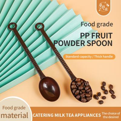 China 10g Disposable Top Selling Plastic Coffee Espresso Scoop Fruit Powder Scoop Pearl Milk Tea Scoop Fruit Scoop Fruit Powder Scoop for sale