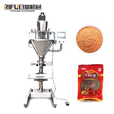 China Semi Automatic Food Protein Powder Spiral Powder Filling Machine for sale