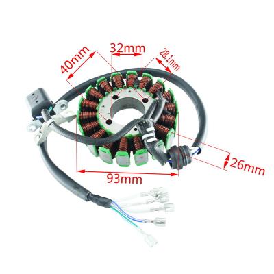 China Hot Sale Universal Magneto Stator 18 Coils For CG Engine OHV Electric Start CQ-109. 125-250CC for sale