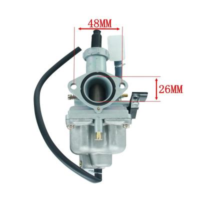 China Hot Sale PZ26 26MM Carburetor Manual Choke For High Performance 125cc 150cc Dirt Pit Bike And CG125 HK-160 Engines for sale