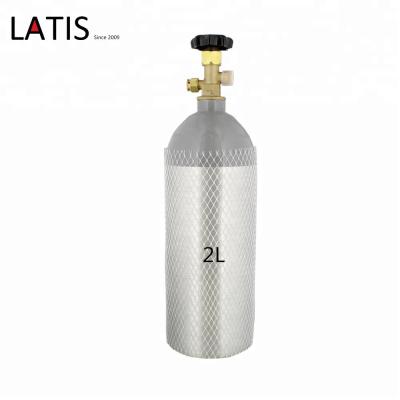 China Beverage Beverage Units Reconditioned 2L CO2 Steel Cylinder For Beer Kegerater for sale