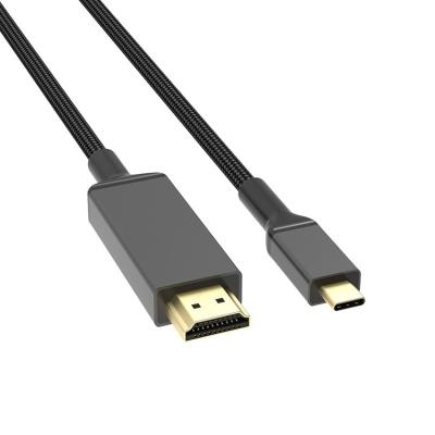 China Tezy Car Certified OEM USB 3.1 Type-C High Speed ​​Converter Cable To HDMI Cable 4k For Phone TV Computer Ultra HD HDMI Cable for sale