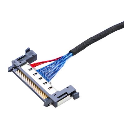 China 2M 30pin COMPUTER IT tezy OEM ODM 40pin to LED Connector to LCD Display Converter LVDS Extension Cable for sale